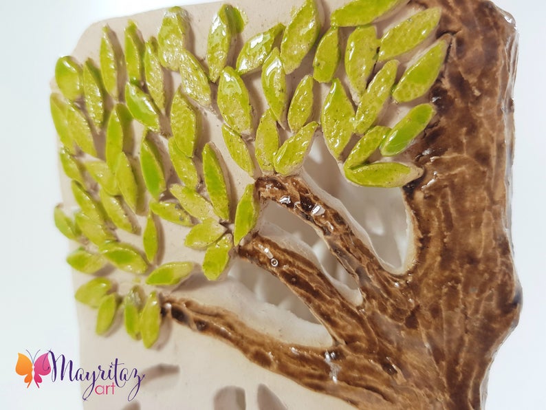 Tree Tea Light Candle Lamp Lampara para Vela Arb\u00f3l Puerto Rico Gift Puerto Rico Souvenirs
