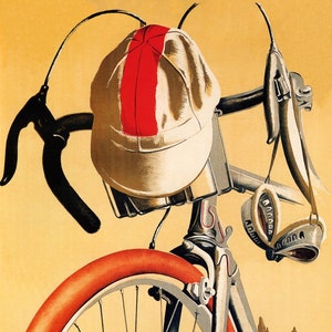Cycling Colavita Olive Harvest Tour Italy Bike Ride Bicycle Biking Spring Sport Italia Italian Vintage Poster Repro Free Shipping in USA