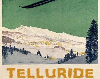 Telluride Vintage Poster - Etsy