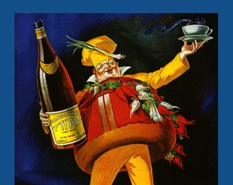 RARE NEW AD CONSOMME PTIPOT VINTAGE POSTER