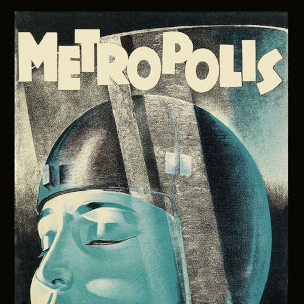 Film de science-fiction allemand Metropolis de science-fiction, Allemagne, femme, reproduction d'affiches vintage sur papier mat ou toile, livraison gratuite aux États-Unis
