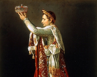 Jacques-Louis David Portrait Napoleon Bonaparte Coronation Amazing