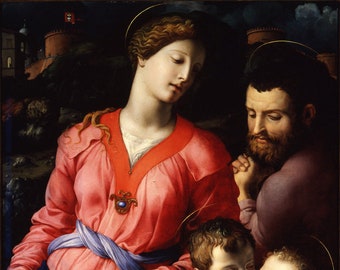 Bronzino The Panciatichi Holy Family Amazing Quality Repro on matte paper or canvas FREE S/H in USA