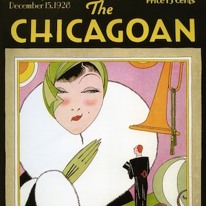 Chicago Illinois 1928 Theater Show Music Opera Drama Travel Tourism Vintage Poster Repro on Matte Paper or Canvas FREE SHIPPING in USA