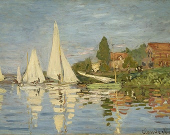 monet s sailboat etsy