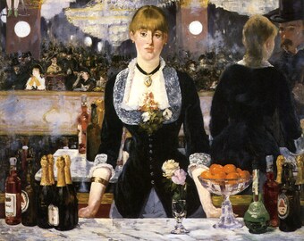 Manet FOLLIES BERGERE Miniature Dollhouse Picture MADE IN USA FAST DELIVERY