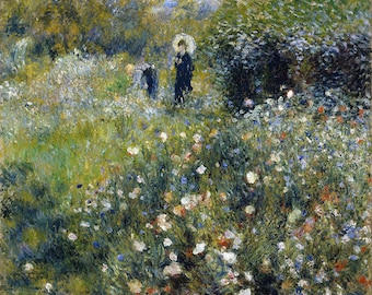 Pierre Auguste Renoir Woman With a Parasol in a Garden Amazing