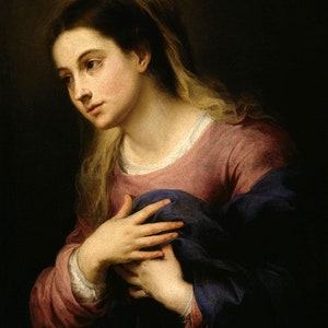 Bartolome Esteban Murillo The Virgin of the Annunciation  Church Amazing Quality Repro on Matte Paper or Canvas FREE SHIPPING in USA