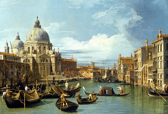 Canaletto The Entrance to the Grand Canal Venice Italy Italia