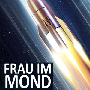 Science Fiction 16&quot; X 20&quot; Space Astronaut Frau Im Mond Film Fritz Lang  Movie Vintage Poster Repro on matte paper or canvas FREE S/H in USA