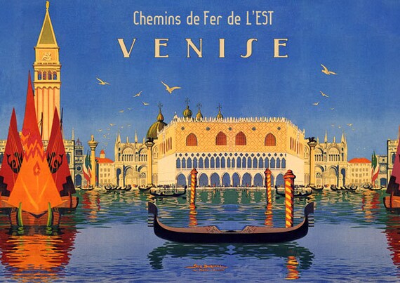 Mermaid Siren Boat Florida Travel Tourism Europe Vintage Poster Repro FREE S//H