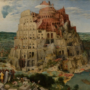 Pieter Bruegel The Elder Tower of Babel Amazing Quality Repro on Matte Paper or Canvas FREE SHIPPING in USA