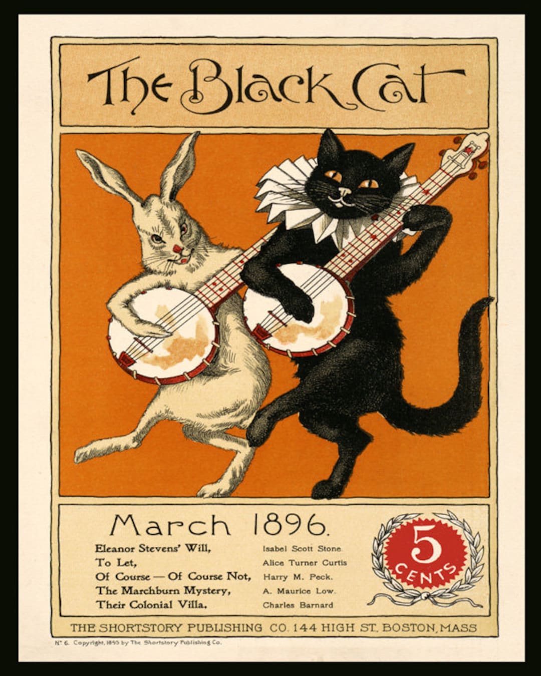 【CAT】　vintage poster Amazon.com: Vintage Funny Cat Wall Art & Decor - Catzilla