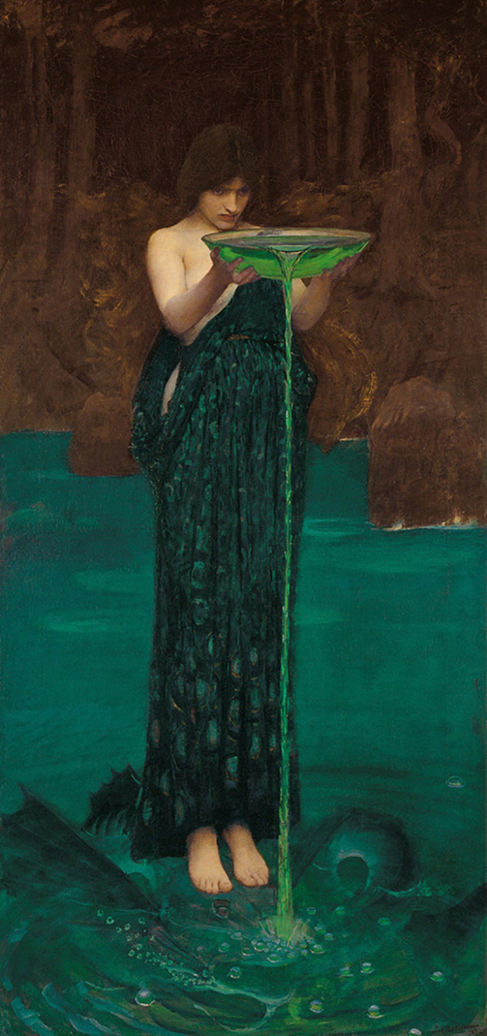 John William Waterhouse Circle Invidiosa Amazing Quality Repro - Etsy