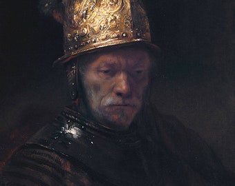 Rembrandt The Man with the Golden Helmet Quality Repro on Matte Paper or Canvas FREE SHIPPING in USA