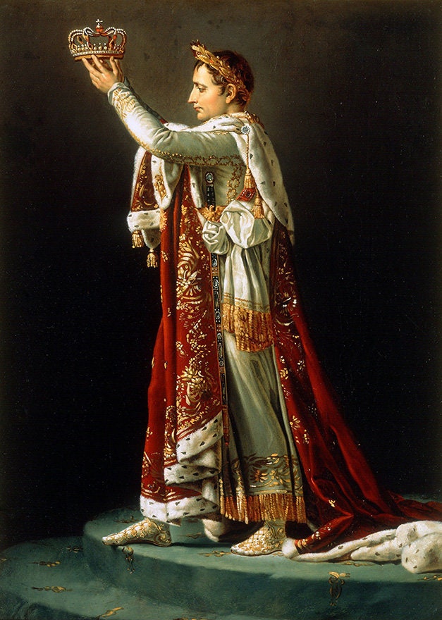 Jacques-Louis David Portrait Napoleon Bonaparte Coronation Amazing
