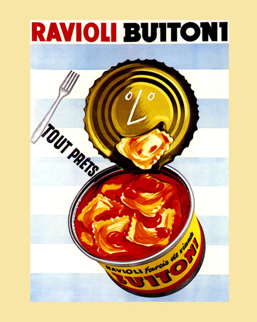 Food 16 X 20 Cheese Ravioli Buitoni Pasta French Kitchen France French