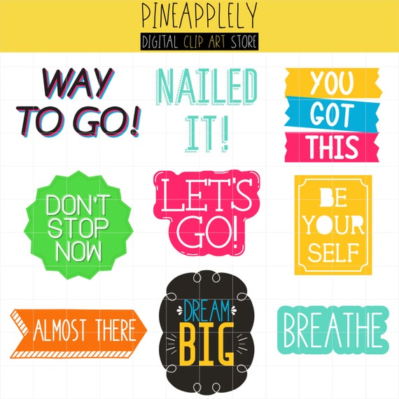 You Got This Clipart Motivational Clipart, Inspirational Digital