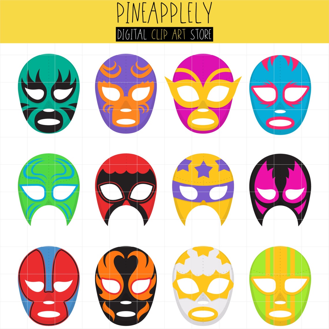 Mexican Wrestling, Festival, Mexico Mask, Lucha, Sports Digital Clip ...