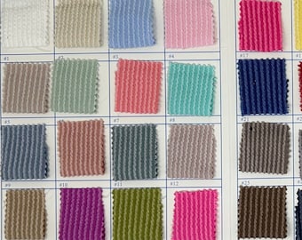 Waved Urban Rib Knit Fabric By The Yard- Sold By the Yard
