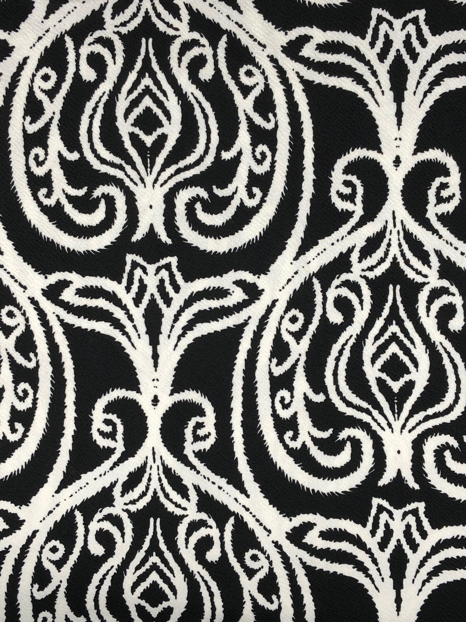 Liverpool Knit Geometric Print Fabric by the Yard Etsy