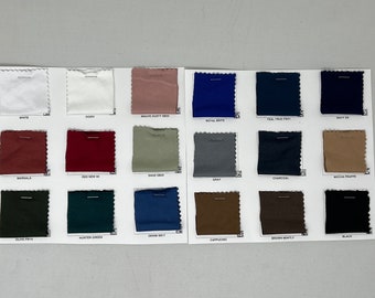 Heavy DBP Double Sided Super DTY Brushed Knit Solid Fabric- Sold By the Yard