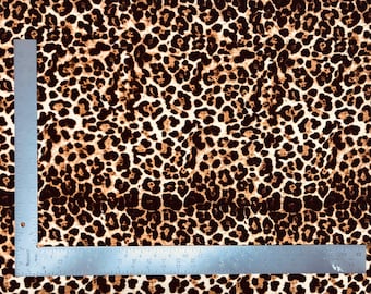 Liverpool Knit Animal Print Fabric- Sold By the Yard