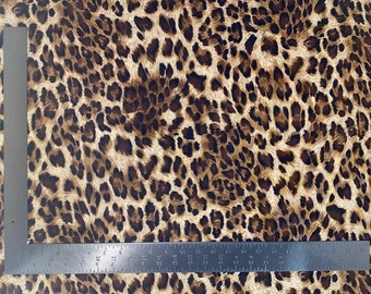 ITY Knit Animal Print Fabric- Sold By the Yard