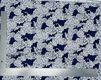 Liverpool Knit Floral Print Fabric- Sold By the Yard