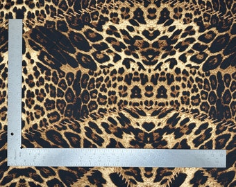 Liverpool Knit Animal Print Fabric- Sold By the Yard