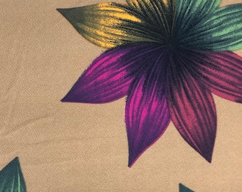 Liverpool Knit Floral Print Fabric- Sold By the Yard