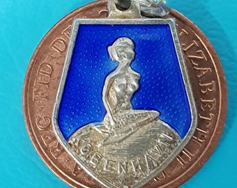 Charmante breloque sirène de Copenhague/émaillé en argent pour Bracelet