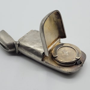 Antique Silver Sovereign and Vesta Case 1903 35.25g By John Millward Banks