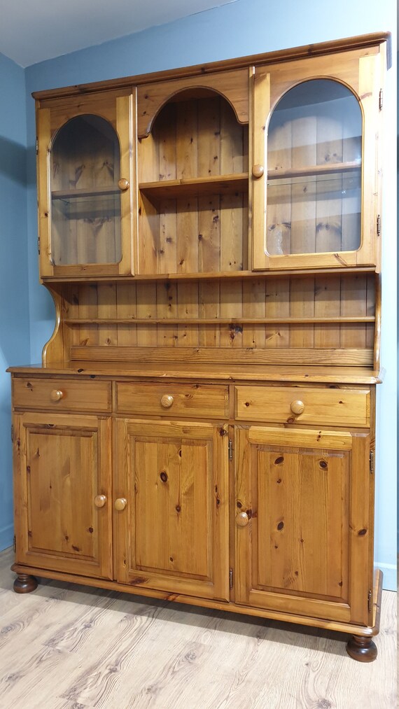 Ducal Victoria Solid Pine Kitchen Dresser Sideboard Display Etsy