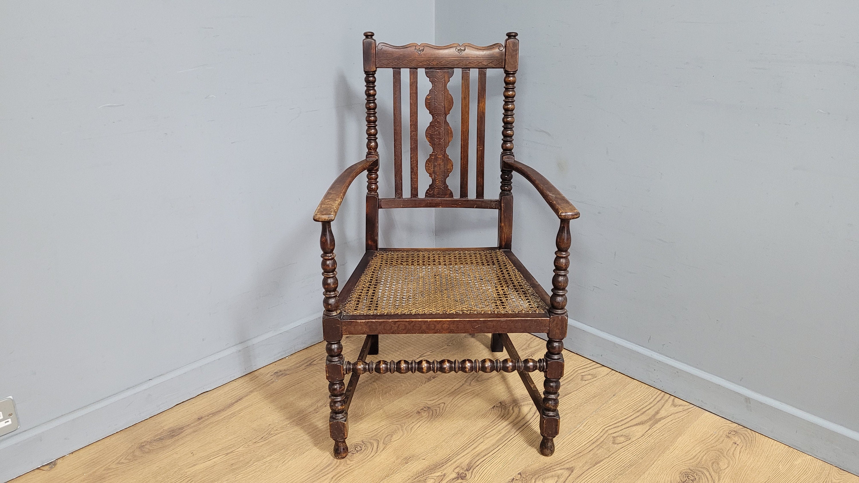 Chaise À Cadre En Chêne