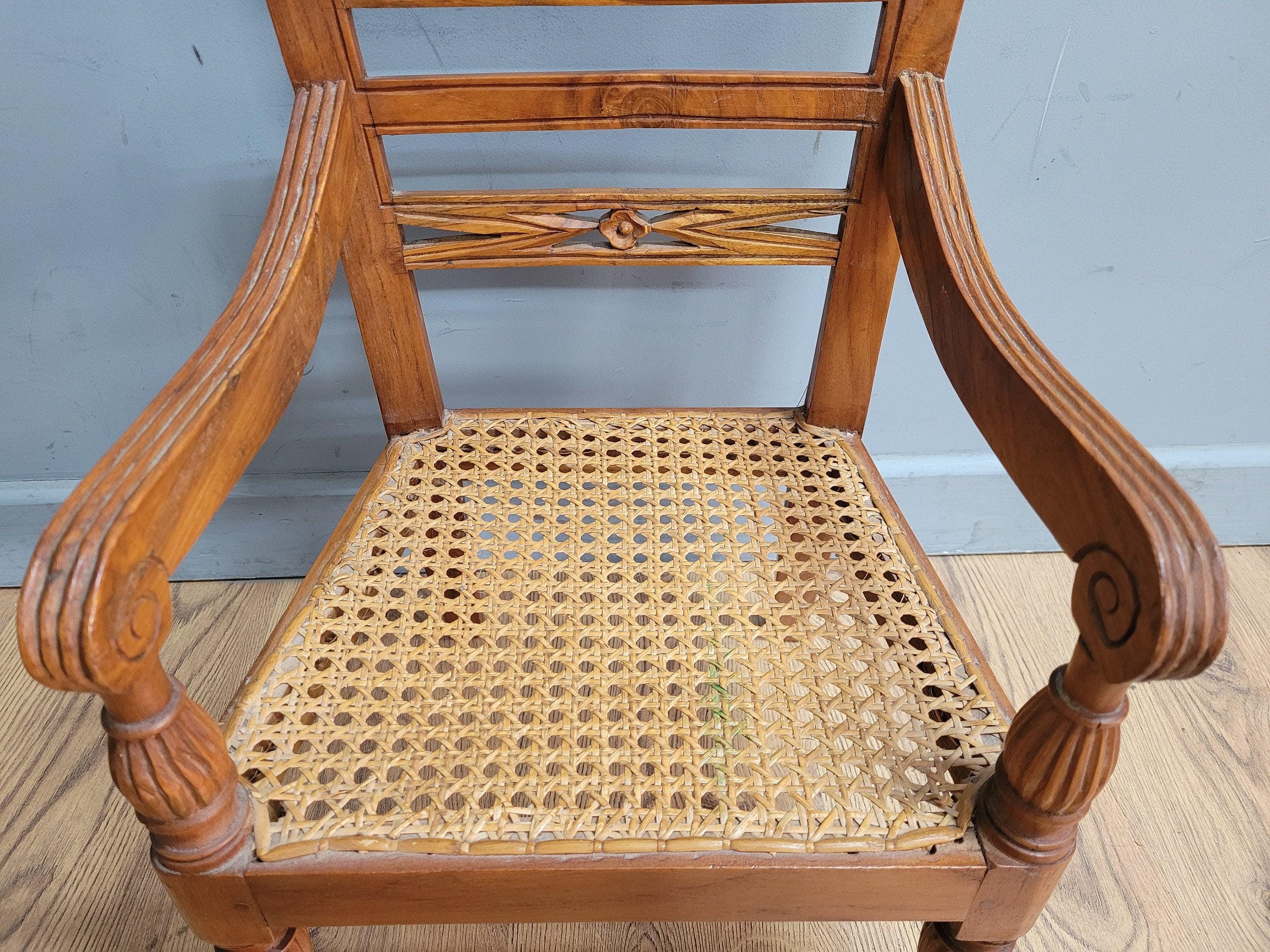 Antique C19th Century Bergere Apprentice Armchair Toy Chair - Etsy UK