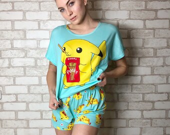 pokemon pajamas womens