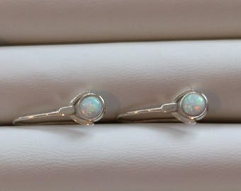 Sterling Silver Opal earrings