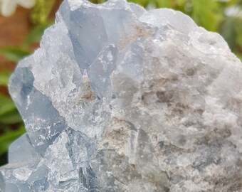 RARE Celestite Rough Mineral with HEALING and PROTECTIVE prosperies