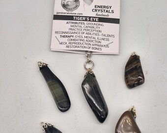 Polished Blue Tiger Eye Keychain – Blue Crystal Gemstone Accessory