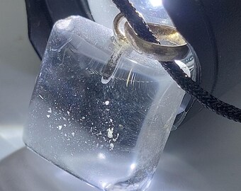 Natural Clear Quartz Crystal Necklace: Energy Healing Pendant