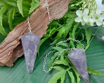 Amethyst Crystal Pendulum: Dowsing Divination Tool