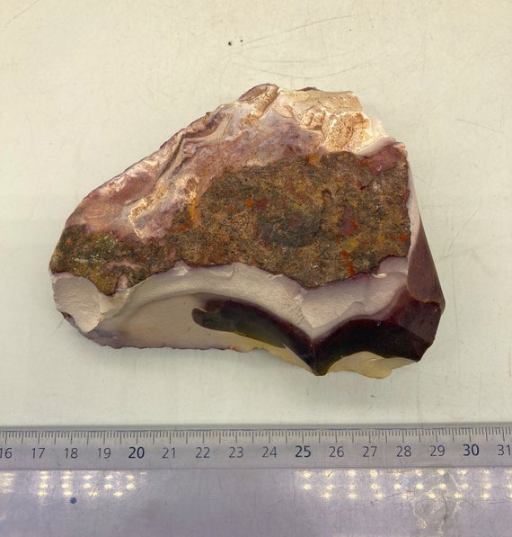 【コレクターズアイテム】ムーカイト Raw Mookaite Jasper Specimen: Collector Display Stone - Etsy