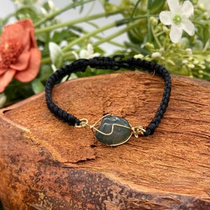 Grün Aventurin Kristall Armband Vergoldet Handmade
