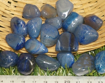 Natural Agate specimen- Healing Stone- Chakras Reiki-Crystal lot-Blue Crystal Bulk