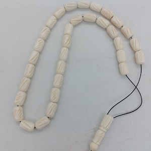 Camel Bone -Handmade-Worry beads-Meander-Greek kompoloi-Greek coulture-Gift idea-Men&#39;s accessories-Gift for Men
