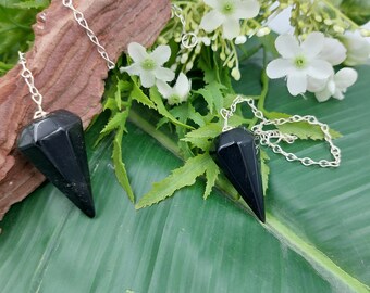 Obsidian Pendel: Wahrsage-Kristall, Heil-Accessoires
