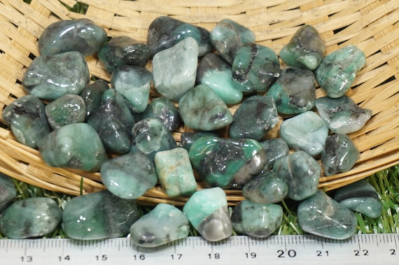 Natural Emerald specimen- Healing Stone- Chakras Reiki