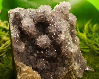 Huge Uruguay Amethyst Cactus Cluster with Calcite