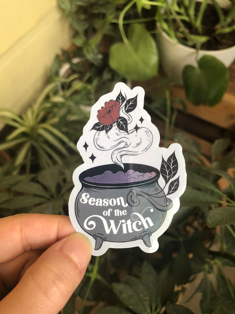 Season of the Witch Metallic Embellishments Sticker Metallic Etsy